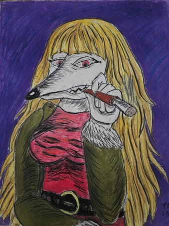 Oksana Sokolov by artist Trevor Burke